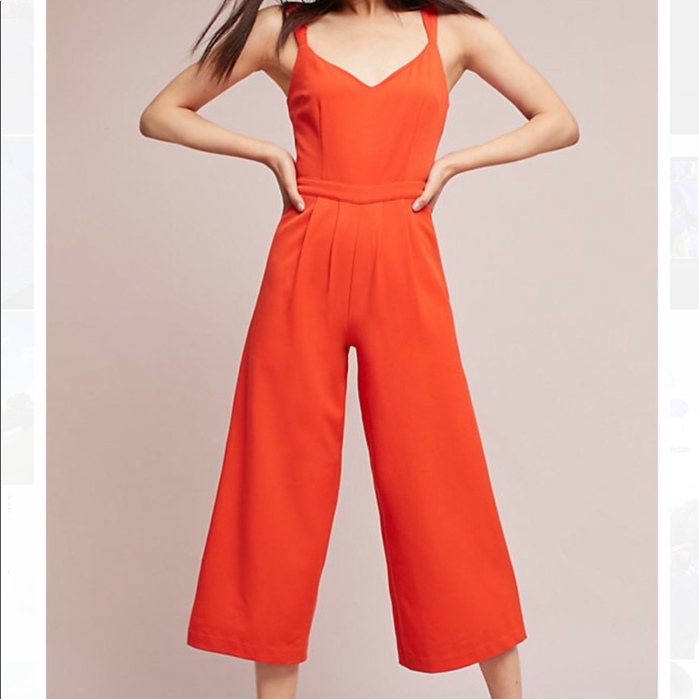 Anthropologie Culottes Jumpsuit